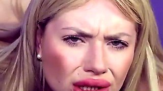 French Blonde Gets Squirt Orgasm and Huge Creampie - Cum Dumpster Life