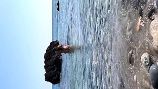 Public Beach JOI Vlog Outdoor Bikini