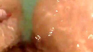 Hairy pussy underwater bathtub