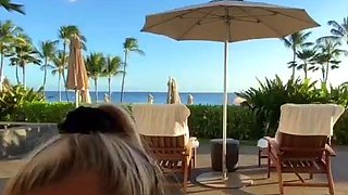 Blonde Blowjob Outdoor