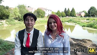 Fine-looking Stanley Johnson and Miss Olivia - POV movie - Hunt4k