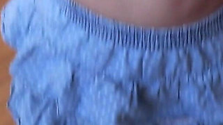 Rough Facefuck Session with Submissive Brat Candie Cross in Knee-high Socks and Mini Skirt