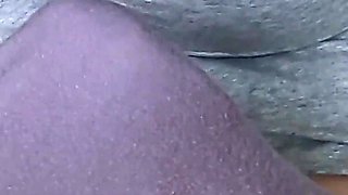 My Girlfriend Suck a Stranger Old Man in Public Train! Dick Flash Grinding
