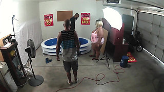 Behind the Scenes Back Yard Oil Wrestling