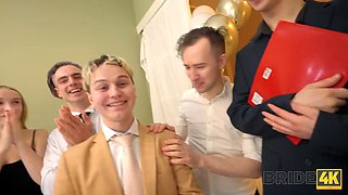 BRIDE4K. All our guests saw me fucking on my wedding