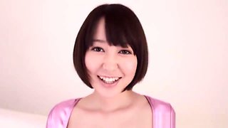 Flexible Japanese Babe Toyed With Dildo