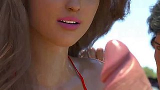 My Italian Hot Wife: Wife Cuck Her Husband with His Friends by the Pool - Episode 7