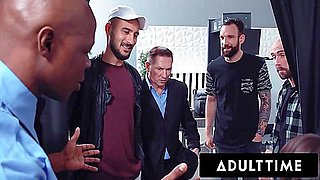 Whitney Wright Receives Massive Bukkake Facial During Accidental Airport Gangbang!