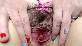 Big Sweet Pussy Lips Gape and Yank