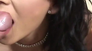 Group sex loving brunette with small tits craves anal pounding