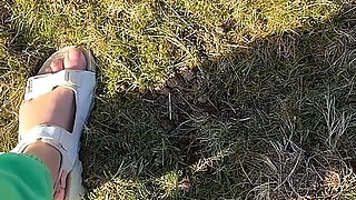 Caught Stroking in Public... She Helped Me Finish