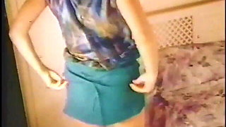 Some Vintage Girls Bounce with Their Boobs, Dance and Show Their Naked Bodies