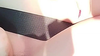 Sexy and Hot Stepmom, Only Fans in Slow Motion, in the Car