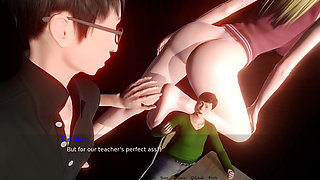 Ebony Teen Blows Fat White Loser-bound by Lust #5- Gameplay