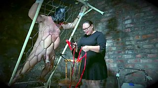 Mistress April Dominates Slave in Cruel BDSM Bed Punishment