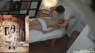 Sweet Virginie fingered to orgasm - Czech Massage 119