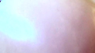 Tattooed Amateur Rubs Oiled Body - Big Ass, Curvy, Bush
