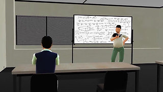 Handjob During the Lecture