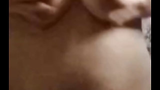 after taking a shower i squeezed my breasts and i was so aroused by the pleasure when i squeezed my breasts