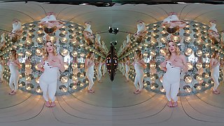 Vitruvian Girl In The Mirror Cube