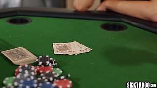 Exciting big jugs teenager won a lesbian sex