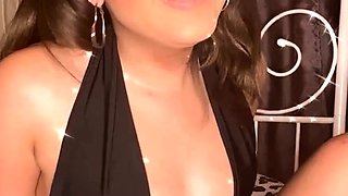 Blonde tight pussy babe solo toy fun in glamour masturbation
