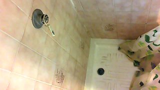 Your Pretty Slutty Stepmom Takes a Sweaty Shower After a Session at the Gym