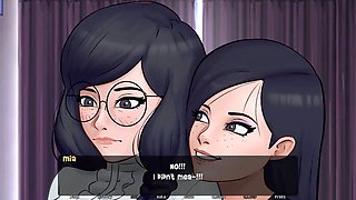 Super sexy Naruto hentai scenes with Misskitty2k getting lost in excitement