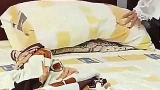 Fucking My Stepmother in Her Room While Stepdad Works in the Workshop