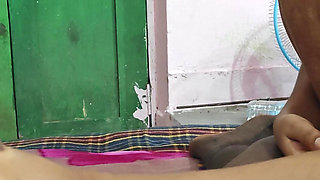 Desi bhabhi fucking hard with her stepbrother after kissing eachother. Fucking hardly