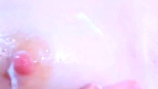 Lotion on Tits Extreme Close-up