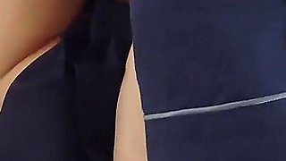I Want to Touch the Pussy of a High School Girl in a Sailor Suit Until She Cums. Creampie in Her Sticky Pussy. Amateur.