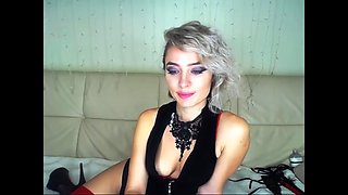 Blonde and sexy - innocent camgirl moaning part 1 hd
