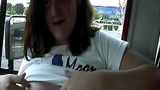 Brunette Fucked in the Car and Blown and Squirted