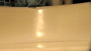 Girlfriend Pees with Spread Pussy in Close up