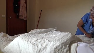 Turkish Lady Is Shocked !!! I Take Out My Cock In My Hotel Room