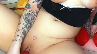 Busty teen Tegan shows off her natural big boobs