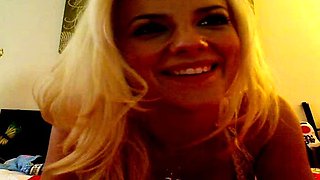 Amateur blond girl with big boobs getting fucked