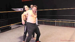 Mean Wrestling Federation Presents Mixed Femdom Wrestling With Nadia White