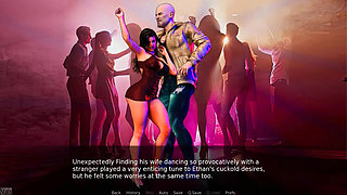 A couple's duet of love & lust: housewife doing slutty things in a night club ep.34