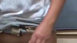 My Wife on Vacation at the Beach Cheats on Me with Her Boss, She Masturbates, Cum on Her Hairy Pussy