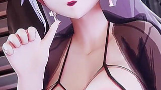 Mmd]hot Pink; Straps; Erotic Patterns; Lingerie; Black Stockings