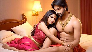 Desi Indian couple gets down in a cartoon adventure