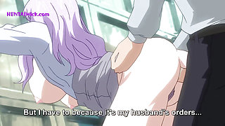The Cleaning Lady got Caught - Double Penetration in Public Garden - Exclusive Hentai - SUB