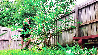 Peeing by My Mulberry Tree