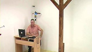 Celine1 Spanking Machine - Bare Back Whipping