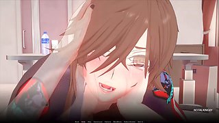 Curvy big ass in a wild 3D animated adventure