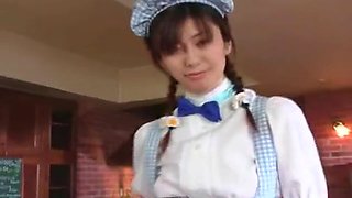 Amazing sex video costumes/apparel: maid (meido) incredible only here