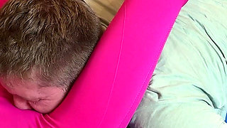 Defeated in Wrestling Headscissors Made to Smell Pussy