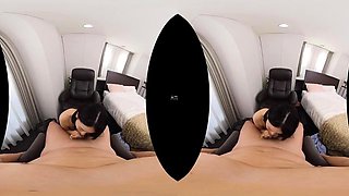 Japanese schoolgirl gives a pov blowjob